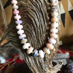 SOLD - Pink Peruvian Opal Necklace